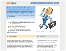 Tablet Screenshot of fastax.ch